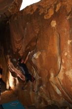 Bouldering in Hueco Tanks on 02/20/2016
Filename: SRM_20160220_1604370.JPG
Aperture: f/5.6
Shutter Speed: 1/250
Body: Canon EOS 20D
Lens: Canon EF 16-35mm f/2.8 L