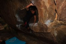 Bouldering in Hueco Tanks on 02/20/2016
Filename: SRM_20160220_1744230.JPG
Aperture: f/9.0
Shutter Speed: 1/250
Body: Canon EOS 20D
Lens: Canon EF 16-35mm f/2.8 L