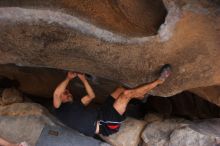 Bouldering in Hueco Tanks on 02/20/2016
Filename: SRM_20160220_1859020.JPG
Aperture: f/2.8
Shutter Speed: 1/250
Body: Canon EOS 20D
Lens: Canon EF 16-35mm f/2.8 L