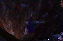 Bouldering in Hueco Tanks on 02/27/2016 with Blue Lizard Climbing and Yoga
Filename: SRM_20160227_1119150.JPG
Aperture: f/2.8
Shutter Speed: 1/250
Body: Canon EOS 20D
Lens: Canon EF 16-35mm f/2.8 L