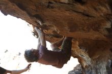 Bouldering in Hueco Tanks on 03/15/2017 with Blue Lizard Climbing and Yoga