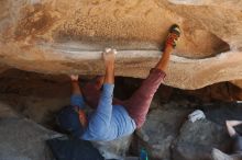 Bouldering in Hueco Tanks on 03/17/2018 with Blue Lizard Climbing and Yoga