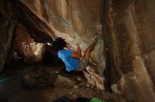 Bouldering in Hueco Tanks on 10/19/2018 with Blue Lizard Climbing and Yoga
Filename: SRM_20181019_1731410.jpg
Aperture: f/7.1
Shutter Speed: 1/250
Body: Canon EOS-1D Mark II
Lens: Canon EF 16-35mm f/2.8 L