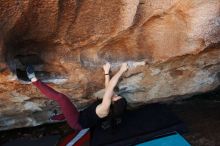 Bouldering in Hueco Tanks on 11/02/2018 with Blue Lizard Climbing and Yoga
Filename: SRM_20181102_1415560.jpg
Aperture: f/4.5
Shutter Speed: 1/250
Body: Canon EOS-1D Mark II
Lens: Canon EF 16-35mm f/2.8 L