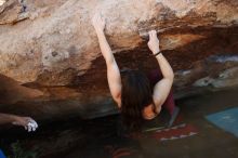 Bouldering in Hueco Tanks on 11/02/2018 with Blue Lizard Climbing and Yoga

Filename: SRM_20181102_1457570.jpg
Aperture: f/4.0
Shutter Speed: 1/500
Body: Canon EOS-1D Mark II
Lens: Canon EF 16-35mm f/2.8 L
