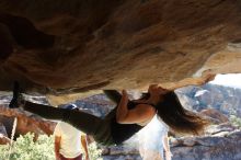 Bouldering in Hueco Tanks on 11/03/2018 with Blue Lizard Climbing and Yoga
Filename: SRM_20181103_1010220.jpg
Aperture: f/5.6
Shutter Speed: 1/320
Body: Canon EOS-1D Mark II
Lens: Canon EF 50mm f/1.8 II