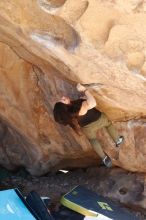 Bouldering in Hueco Tanks on 11/03/2018 with Blue Lizard Climbing and Yoga
Filename: SRM_20181103_1221050.jpg
Aperture: f/4.0
Shutter Speed: 1/400
Body: Canon EOS-1D Mark II
Lens: Canon EF 50mm f/1.8 II