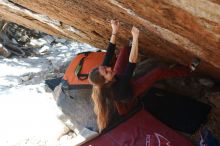 Bouldering in Hueco Tanks on 11/10/2018 with Blue Lizard Climbing and Yoga

Filename: SRM_20181110_1416540.jpg
Aperture: f/4.0
Shutter Speed: 1/250
Body: Canon EOS-1D Mark II
Lens: Canon EF 50mm f/1.8 II