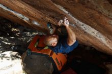 Bouldering in Hueco Tanks on 11/10/2018 with Blue Lizard Climbing and Yoga

Filename: SRM_20181110_1427120.jpg
Aperture: f/5.0
Shutter Speed: 1/200
Body: Canon EOS-1D Mark II
Lens: Canon EF 50mm f/1.8 II
