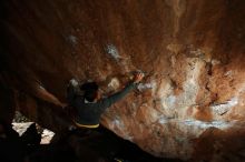 Bouldering in Hueco Tanks on 11/11/2018 with Blue Lizard Climbing and Yoga
Filename: SRM_20181111_1439050.jpg
Aperture: f/8.0
Shutter Speed: 1/250
Body: Canon EOS-1D Mark II
Lens: Canon EF 16-35mm f/2.8 L