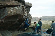 Bouldering in Hueco Tanks on 11/24/2018 with Blue Lizard Climbing and Yoga
Filename: SRM_20181124_1805260.jpg
Aperture: f/2.2
Shutter Speed: 1/200
Body: Canon EOS-1D Mark II
Lens: Canon EF 50mm f/1.8 II