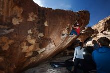Bouldering in Hueco Tanks on 11/23/2018 with Blue Lizard Climbing and Yoga

Filename: SRM_20181123_1231030.jpg
Aperture: f/5.6
Shutter Speed: 1/200
Body: Canon EOS-1D Mark II
Lens: Canon EF 16-35mm f/2.8 L