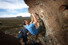 Bouldering in Hueco Tanks on 11/23/2018 with Blue Lizard Climbing and Yoga

Filename: SRM_20181123_1432360.jpg
Aperture: f/5.6
Shutter Speed: 1/250
Body: Canon EOS-1D Mark II
Lens: Canon EF 16-35mm f/2.8 L