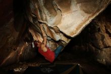 Bouldering in Hueco Tanks on 11/23/2018 with Blue Lizard Climbing and Yoga

Filename: SRM_20181123_1725570.jpg
Aperture: f/8.0
Shutter Speed: 1/250
Body: Canon EOS-1D Mark II
Lens: Canon EF 16-35mm f/2.8 L