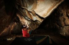 Bouldering in Hueco Tanks on 11/23/2018 with Blue Lizard Climbing and Yoga

Filename: SRM_20181123_1731360.jpg
Aperture: f/8.0
Shutter Speed: 1/250
Body: Canon EOS-1D Mark II
Lens: Canon EF 16-35mm f/2.8 L