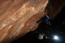 Bouldering in Hueco Tanks on 11/22/2018 with Blue Lizard Climbing and Yoga
Filename: SRM_20181122_1605330.jpg
Aperture: f/8.0
Shutter Speed: 1/250
Body: Canon EOS-1D Mark II
Lens: Canon EF 16-35mm f/2.8 L