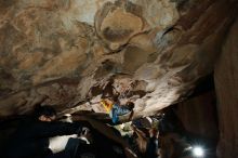 Bouldering in Hueco Tanks on 11/19/2018 with Blue Lizard Climbing and Yoga

Filename: SRM_20181119_1116510.jpg
Aperture: f/8.0
Shutter Speed: 1/250
Body: Canon EOS-1D Mark II
Lens: Canon EF 16-35mm f/2.8 L