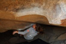 Bouldering in Hueco Tanks on 11/19/2018 with Blue Lizard Climbing and Yoga

Filename: SRM_20181119_1511200.jpg
Aperture: f/2.8
Shutter Speed: 1/250
Body: Canon EOS-1D Mark II
Lens: Canon EF 50mm f/1.8 II