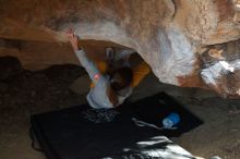 Bouldering in Hueco Tanks on 11/19/2018 with Blue Lizard Climbing and Yoga
Filename: SRM_20181119_1557150.jpg
Aperture: f/2.8
Shutter Speed: 1/250
Body: Canon EOS-1D Mark II
Lens: Canon EF 50mm f/1.8 II