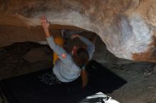 Bouldering in Hueco Tanks on 11/19/2018 with Blue Lizard Climbing and Yoga
Filename: SRM_20181119_1559200.jpg
Aperture: f/2.8
Shutter Speed: 1/250
Body: Canon EOS-1D Mark II
Lens: Canon EF 50mm f/1.8 II