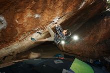 Bouldering in Hueco Tanks on 12/01/2018 with Blue Lizard Climbing and Yoga

Filename: SRM_20181201_1303450.jpg
Aperture: f/8.0
Shutter Speed: 1/160
Body: Canon EOS-1D Mark II
Lens: Canon EF 16-35mm f/2.8 L