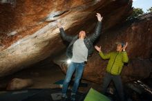 Bouldering in Hueco Tanks on 12/01/2018 with Blue Lizard Climbing and Yoga

Filename: SRM_20181201_1305590.jpg
Aperture: f/8.0
Shutter Speed: 1/250
Body: Canon EOS-1D Mark II
Lens: Canon EF 16-35mm f/2.8 L