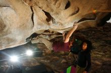 Bouldering in Hueco Tanks on 12/08/2018 with Blue Lizard Climbing and Yoga

Filename: SRM_20181208_1121080.jpg
Aperture: f/8.0
Shutter Speed: 1/250
Body: Canon EOS-1D Mark II
Lens: Canon EF 16-35mm f/2.8 L