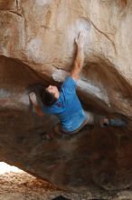 Bouldering in Hueco Tanks on 12/21/2018 with Blue Lizard Climbing and Yoga

Filename: SRM_20181221_1453331.jpg
Aperture: f/4.0
Shutter Speed: 1/250
Body: Canon EOS-1D Mark II
Lens: Canon EF 50mm f/1.8 II