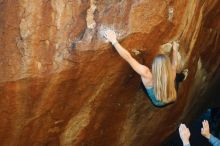 Bouldering in Hueco Tanks on 12/22/2018 with Blue Lizard Climbing and Yoga
Filename: SRM_20181222_1731301.jpg
Aperture: f/3.5
Shutter Speed: 1/400
Body: Canon EOS-1D Mark II
Lens: Canon EF 50mm f/1.8 II