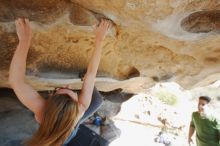 Bouldering in Hueco Tanks on 12/23/2018 with Blue Lizard Climbing and Yoga

Filename: SRM_20181223_1223080.jpg
Aperture: f/5.6
Shutter Speed: 1/250
Body: Canon EOS-1D Mark II
Lens: Canon EF 16-35mm f/2.8 L