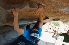 Bouldering in Hueco Tanks on 12/23/2018 with Blue Lizard Climbing and Yoga

Filename: SRM_20181223_1226260.jpg
Aperture: f/5.6
Shutter Speed: 1/250
Body: Canon EOS-1D Mark II
Lens: Canon EF 16-35mm f/2.8 L