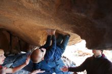 Bouldering in Hueco Tanks on 12/31/2018 with Blue Lizard Climbing and Yoga

Filename: SRM_20181231_1545340.jpg
Aperture: f/4.0
Shutter Speed: 1/250
Body: Canon EOS-1D Mark II
Lens: Canon EF 16-35mm f/2.8 L