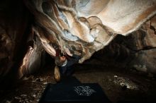 Bouldering in Hueco Tanks on 01/12/2019 with Blue Lizard Climbing and Yoga
Filename: SRM_20190112_1515040.jpg
Aperture: f/8.0
Shutter Speed: 1/250
Body: Canon EOS-1D Mark II
Lens: Canon EF 16-35mm f/2.8 L