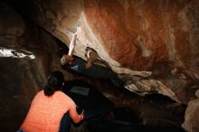 Bouldering in Hueco Tanks on 01/14/2019 with Blue Lizard Climbing and Yoga
Filename: SRM_20190114_1258390.jpg
Aperture: f/8.0
Shutter Speed: 1/250
Body: Canon EOS-1D Mark II
Lens: Canon EF 16-35mm f/2.8 L