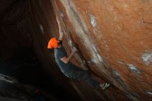 Bouldering in Hueco Tanks on 01/14/2019 with Blue Lizard Climbing and Yoga
Filename: SRM_20190114_1609330.jpg
Aperture: f/5.6
Shutter Speed: 1/250
Body: Canon EOS-1D Mark II
Lens: Canon EF 16-35mm f/2.8 L
