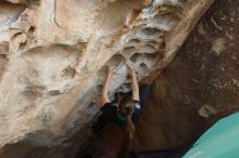 Bouldering in Hueco Tanks on 02/03/2019 with Blue Lizard Climbing and Yoga
Filename: SRM_20190203_1606210.jpg
Aperture: f/5.0
Shutter Speed: 1/800
Body: Canon EOS-1D Mark II
Lens: Canon EF 16-35mm f/2.8 L