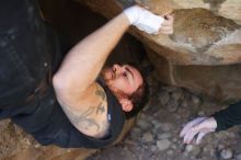 Bouldering in Hueco Tanks on 02/02/2019 with Blue Lizard Climbing and Yoga
Filename: SRM_20190202_1340550.jpg
Aperture: f/3.5
Shutter Speed: 1/250
Body: Canon EOS-1D Mark II
Lens: Canon EF 50mm f/1.8 II