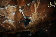 Bouldering in Hueco Tanks on 02/17/2019 with Blue Lizard Climbing and Yoga
Filename: SRM_20190217_1530390.jpg
Aperture: f/8.0
Shutter Speed: 1/250
Body: Canon EOS-1D Mark II
Lens: Canon EF 16-35mm f/2.8 L