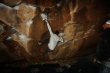 Bouldering in Hueco Tanks on 02/17/2019 with Blue Lizard Climbing and Yoga
Filename: SRM_20190217_1534400.jpg
Aperture: f/8.0
Shutter Speed: 1/250
Body: Canon EOS-1D Mark II
Lens: Canon EF 16-35mm f/2.8 L
