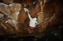 Bouldering in Hueco Tanks on 02/17/2019 with Blue Lizard Climbing and Yoga
Filename: SRM_20190217_1537210.jpg
Aperture: f/8.0
Shutter Speed: 1/250
Body: Canon EOS-1D Mark II
Lens: Canon EF 16-35mm f/2.8 L