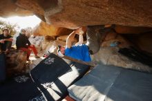 Bouldering in Hueco Tanks on 02/17/2019 with Blue Lizard Climbing and Yoga

Filename: SRM_20190217_1741040.jpg
Aperture: f/4.0
Shutter Speed: 1/250
Body: Canon EOS-1D Mark II
Lens: Canon EF 16-35mm f/2.8 L