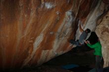 Bouldering in Hueco Tanks on 02/22/2019 with Blue Lizard Climbing and Yoga

Filename: SRM_20190222_1409000.jpg
Aperture: f/7.1
Shutter Speed: 1/320
Body: Canon EOS-1D Mark II
Lens: Canon EF 16-35mm f/2.8 L