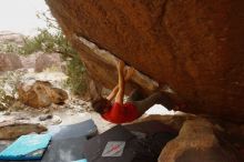 Bouldering in Hueco Tanks on 02/22/2019 with Blue Lizard Climbing and Yoga

Filename: SRM_20190222_1642300.jpg
Aperture: f/5.6
Shutter Speed: 1/200
Body: Canon EOS-1D Mark II
Lens: Canon EF 16-35mm f/2.8 L