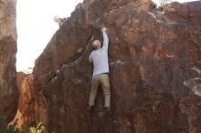 Bouldering in Hueco Tanks on 02/24/2019 with Blue Lizard Climbing and Yoga

Filename: SRM_20190224_1045000.jpg
Aperture: f/4.0
Shutter Speed: 1/1000
Body: Canon EOS-1D Mark II
Lens: Canon EF 50mm f/1.8 II