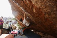 Bouldering in Hueco Tanks on 03/01/2019 with Blue Lizard Climbing and Yoga
Filename: SRM_20190301_1559240.jpg
Aperture: f/5.6
Shutter Speed: 1/500
Body: Canon EOS-1D Mark II
Lens: Canon EF 16-35mm f/2.8 L