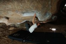 Bouldering in Hueco Tanks on 03/02/2019 with Blue Lizard Climbing and Yoga
Filename: SRM_20190302_1259050.jpg
Aperture: f/8.0
Shutter Speed: 1/250
Body: Canon EOS-1D Mark II
Lens: Canon EF 16-35mm f/2.8 L