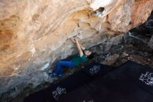 Bouldering in Hueco Tanks on 03/03/2019 with Blue Lizard Climbing and Yoga

Filename: SRM_20190303_1203380.jpg
Aperture: f/4.5
Shutter Speed: 1/250
Body: Canon EOS-1D Mark II
Lens: Canon EF 16-35mm f/2.8 L