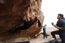 Bouldering in Hueco Tanks on 03/08/2019 with Blue Lizard Climbing and Yoga
Filename: SRM_20190308_1331340.jpg
Aperture: f/5.6
Shutter Speed: 1/400
Body: Canon EOS-1D Mark II
Lens: Canon EF 16-35mm f/2.8 L