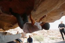 Bouldering in Hueco Tanks on 03/09/2019 with Blue Lizard Climbing and Yoga
Filename: SRM_20190309_1556220.jpg
Aperture: f/5.6
Shutter Speed: 1/200
Body: Canon EOS-1D Mark II
Lens: Canon EF 16-35mm f/2.8 L