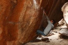 Bouldering in Hueco Tanks on 03/10/2019 with Blue Lizard Climbing and Yoga
Filename: SRM_20190310_1118190.jpg
Aperture: f/5.6
Shutter Speed: 1/125
Body: Canon EOS-1D Mark II
Lens: Canon EF 16-35mm f/2.8 L